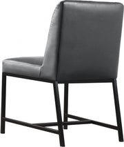 Bryce Vegan Leather Upholstered Dining Chair in Grey, Set of 2 - 918Grey-C
