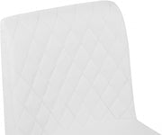 Bryce Vegan Leather Upholstered Dining Chair in White, Set of 2 - 918White-C