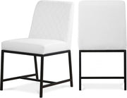 Bryce Vegan Leather Upholstered Dining Chair in White, Set of 2 - 918White-C