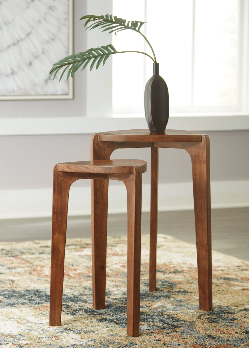 Brynnleigh Medium Brown Accent Table (Set of 2) - A4000607