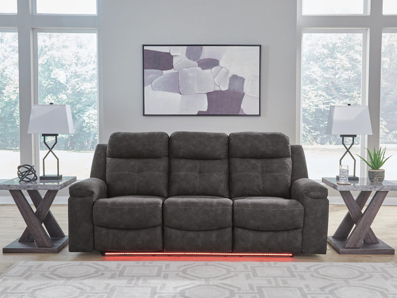 Brysonview Charcoal Reclining Sofa - 6360588