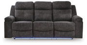 Brysonview Charcoal Reclining Sofa - 6360588