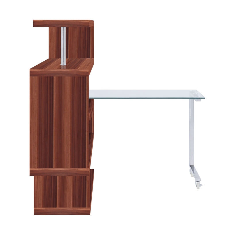 Buck II Writing Desk W/Bookshelf - 93183