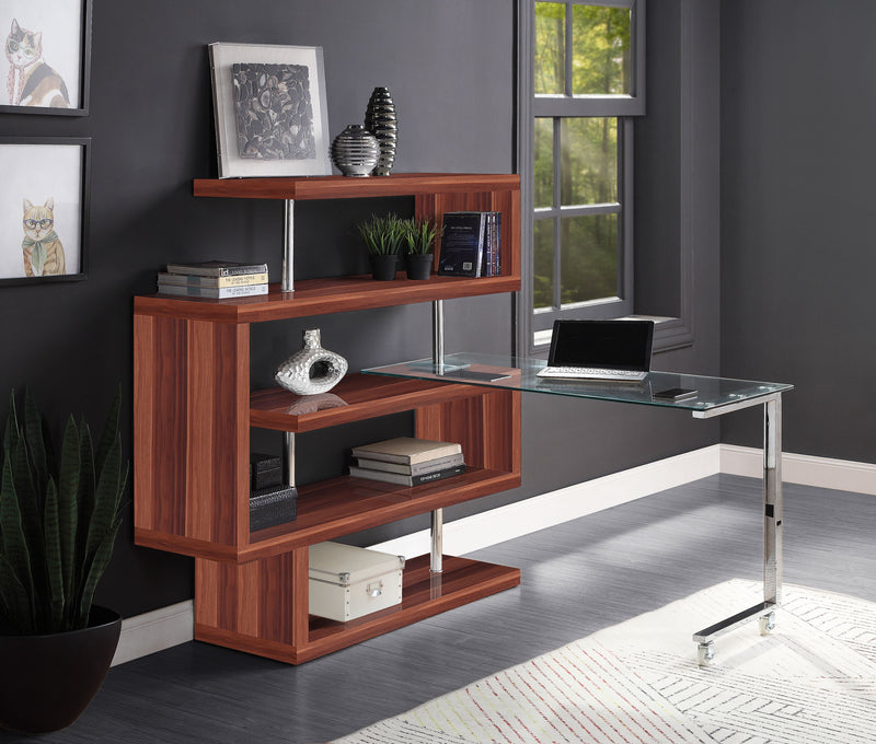 Buck II Writing Desk W/Bookshelf - 93183