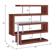 Buck II Writing Desk W/Bookshelf - 93183