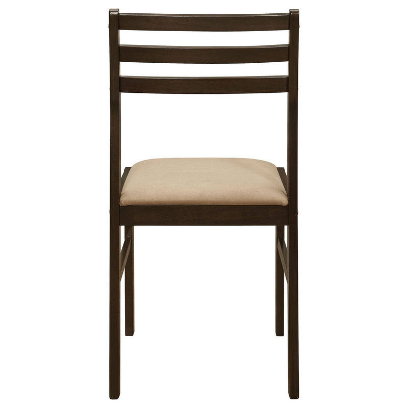 Bucknell 3-piece Round Drop Leaf Dining Table Set Cappuccino - 130005