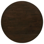Bucknell 3-piece Round Drop Leaf Dining Table Set Cappuccino - 130005