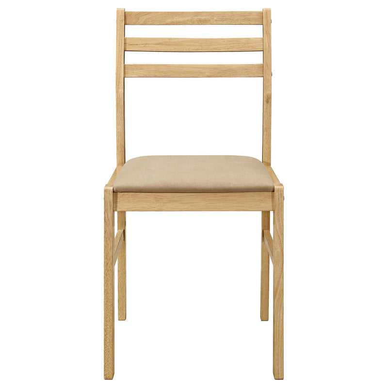 Bucknell 3-piece Round Drop Leaf Dining Table Set Natural - 130006