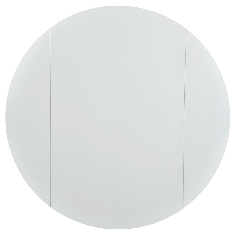 Bucknell 3-piece Round Drop Leaf Dining Table Set White - 130005WHT