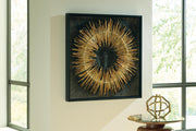 Buddins Black/Gold Finish Wall Art - A8000567