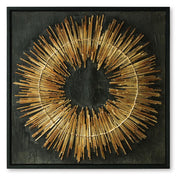 Buddins Black/Gold Finish Wall Art - A8000567