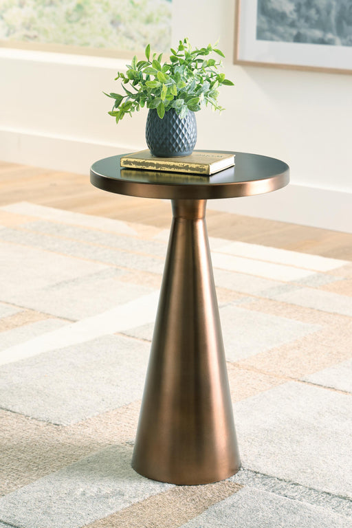 Budington Light Bronze Finish Accent Table - A4000751