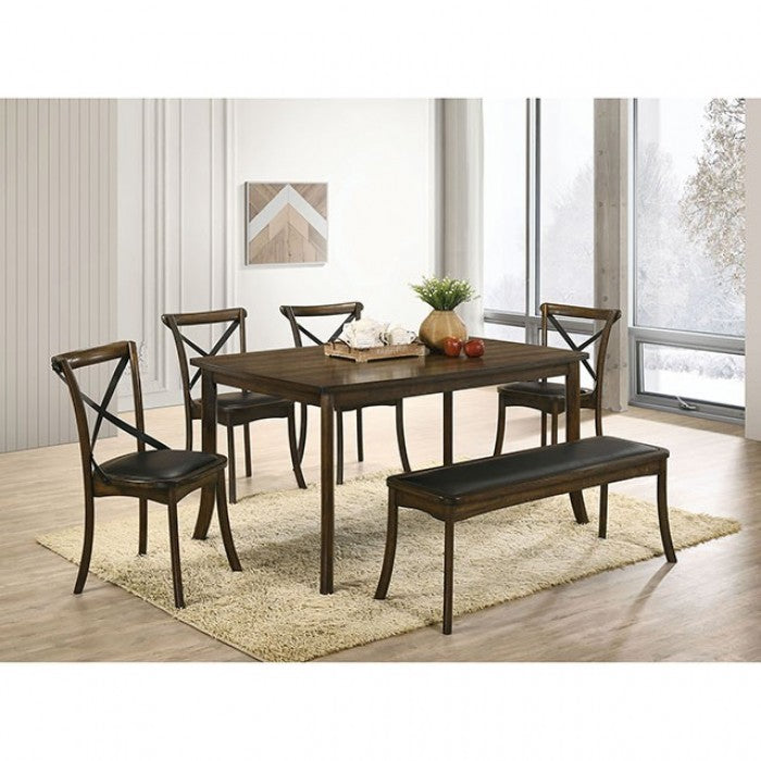 Buhl Burnished Oak/Espresso Dining Table - CM3148T