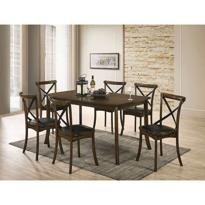Buhl Burnished Oak/Espresso Dining Table - CM3148T