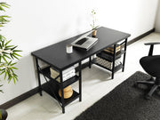 Buket Study Desk in Black - 790-BUK-SD-BLC