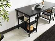 Buket Study Desk in Black - 790-BUK-SD-BLC