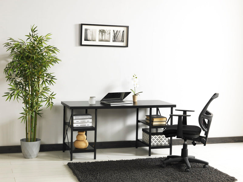 Buket Study Desk in Black - 790-BUK-SD-BLC