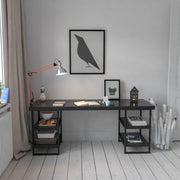 Buket Study Desk in Black - 790-BUK-SD-BLC