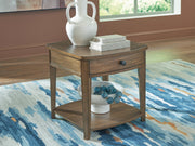 Burkbyer Brown End Table - T513-3
