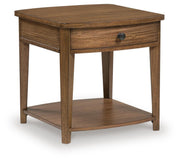 Burkbyer Brown End Table - T513-3