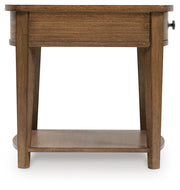 Burkbyer Brown End Table - T513-3