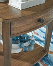 Burkbyer Brown End Table - T513-3