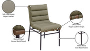 Burke Vegan Leather Upholstered Dining Chair in Olive, Set of 2 - 577Olive-C