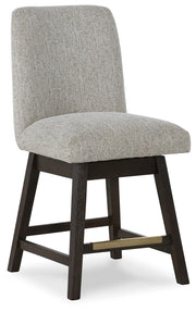 Burkhaus Dark Brown Counter Height Barstool (Set of 2) - D984-124X2