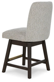 Burkhaus Dark Brown Counter Height Barstool (Set of 2) - D984-124X2