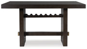 Burkhaus Dark Brown Counter Height Dining Table - D984-32