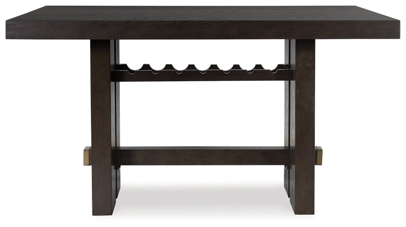 Burkhaus Dark Brown Counter Height Dining Table - D984-32