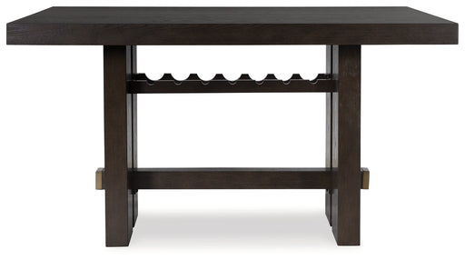 Burkhaus Dark Brown Counter Height Dining Table - D984-32