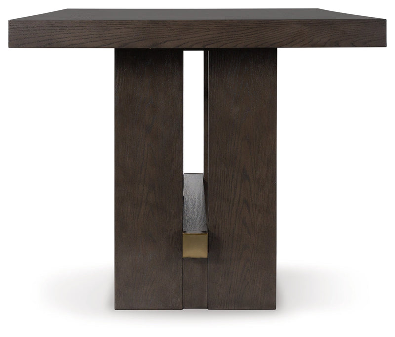 Burkhaus Dark Brown Counter Height Dining Table - D984-32