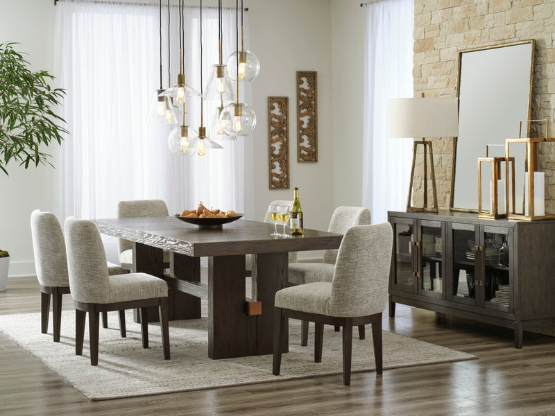 Burkhaus Dark Brown Extendable Dining Set - Gate FurnitureDining Room Set