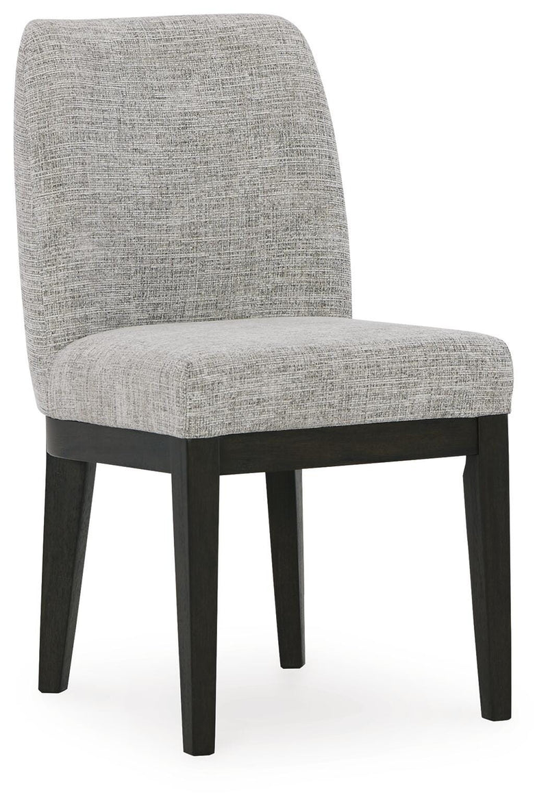 Burkhaus Dining Table and 6 Chairs in Dark Brown - PKG023626