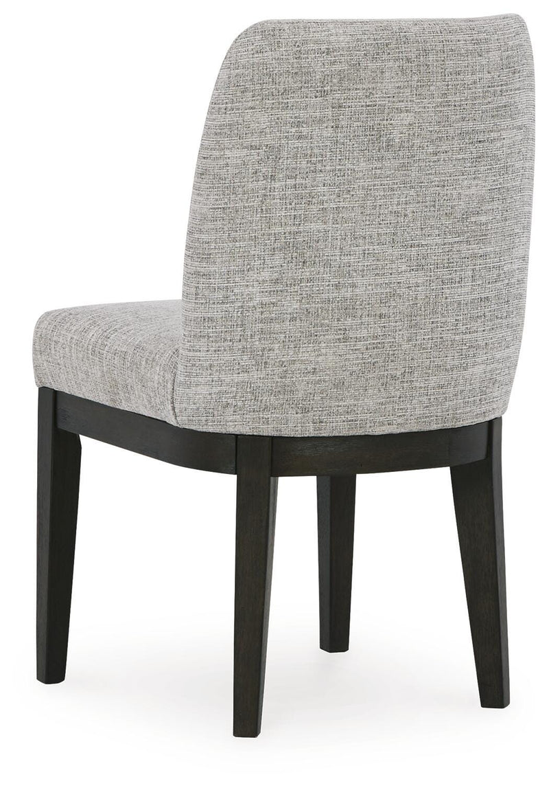 Burkhaus Dining Table and 6 Chairs in Dark Brown - PKG023626