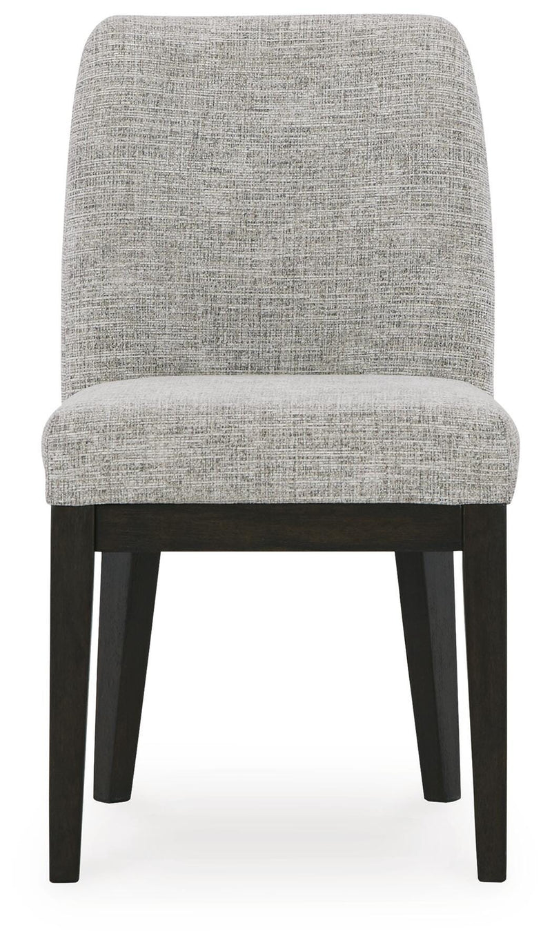 Burkhaus Dining Table and 6 Chairs in Dark Brown - PKG023626