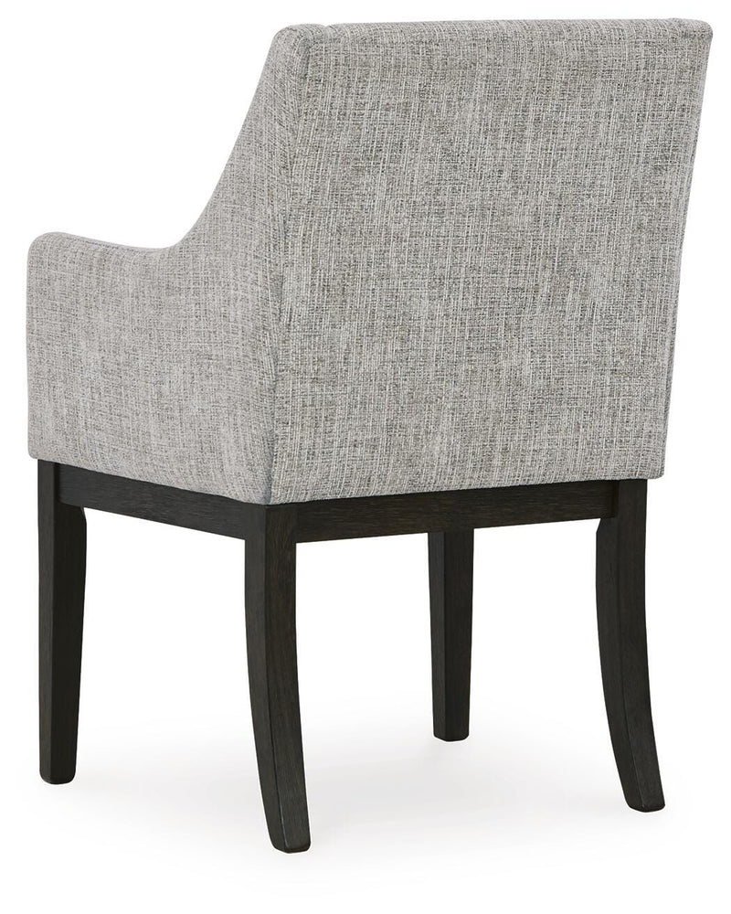 Burkhaus Dining Table and 6 Chairs in Dark Brown - PKG023626