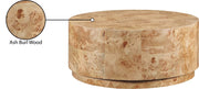 Burl Wood Coffee Table in Natural - 270-C