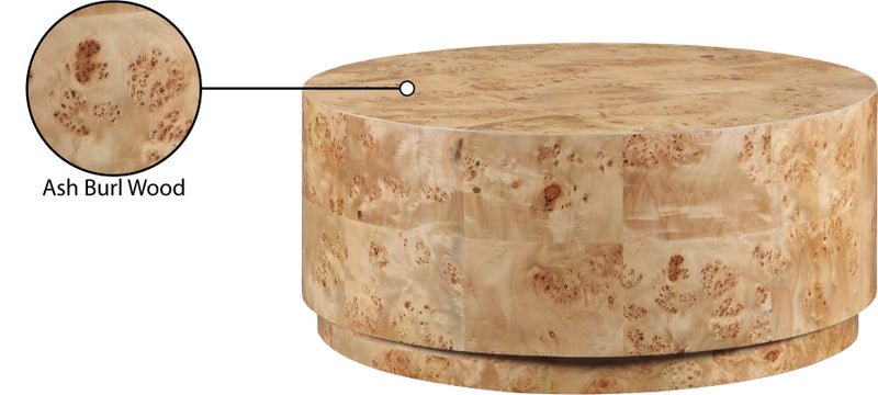 Burl Wood Coffee Table in Natural - 270-C