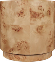 Burl Wood End Table in Natural - 270-E