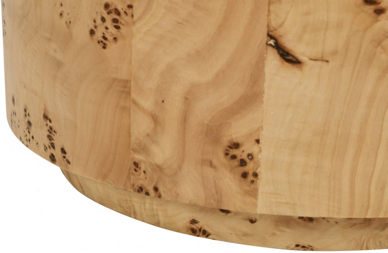Burl Wood End Table in Natural - 270-E