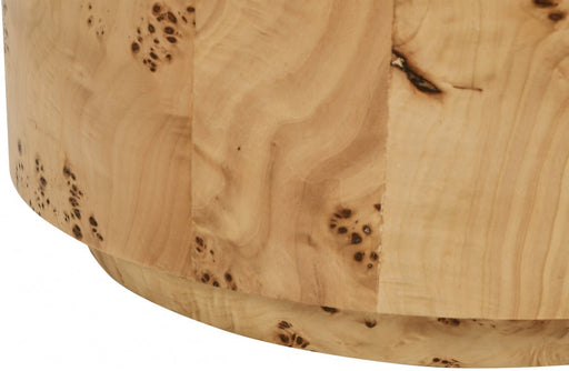 Burl Wood End Table in Natural - 270-E