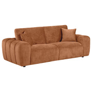 Burnett 2-piece Chenille Upholstered Sofa Set Burnt Orange - 504951-S2