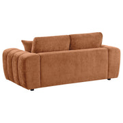 Burnett 2-piece Chenille Upholstered Sofa Set Burnt Orange - 504951-S2