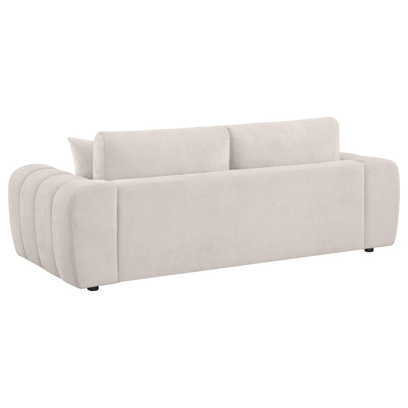 Burnett 4-piece Chenille Upholstered Sofa Set Ivory - 504955-S4