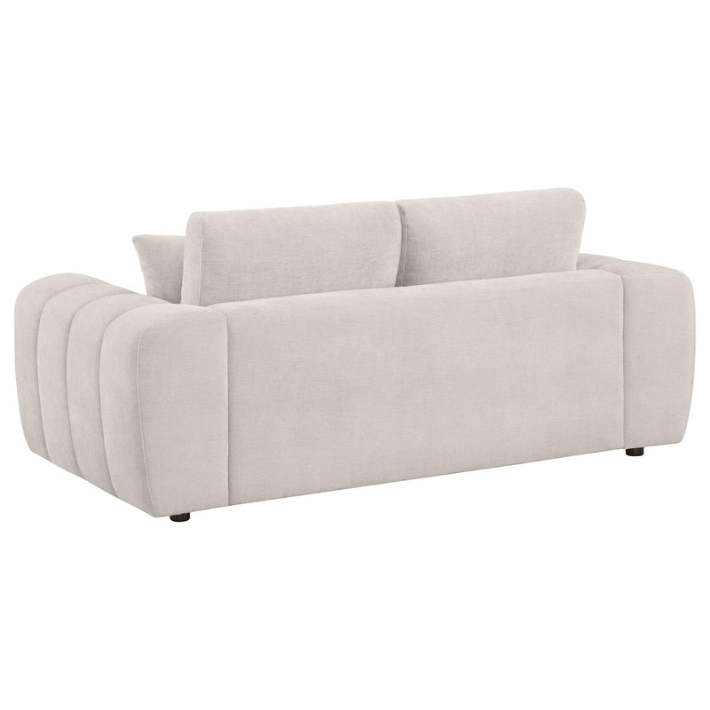 Burnett 4-piece Chenille Upholstered Sofa Set Ivory - 504955-S4