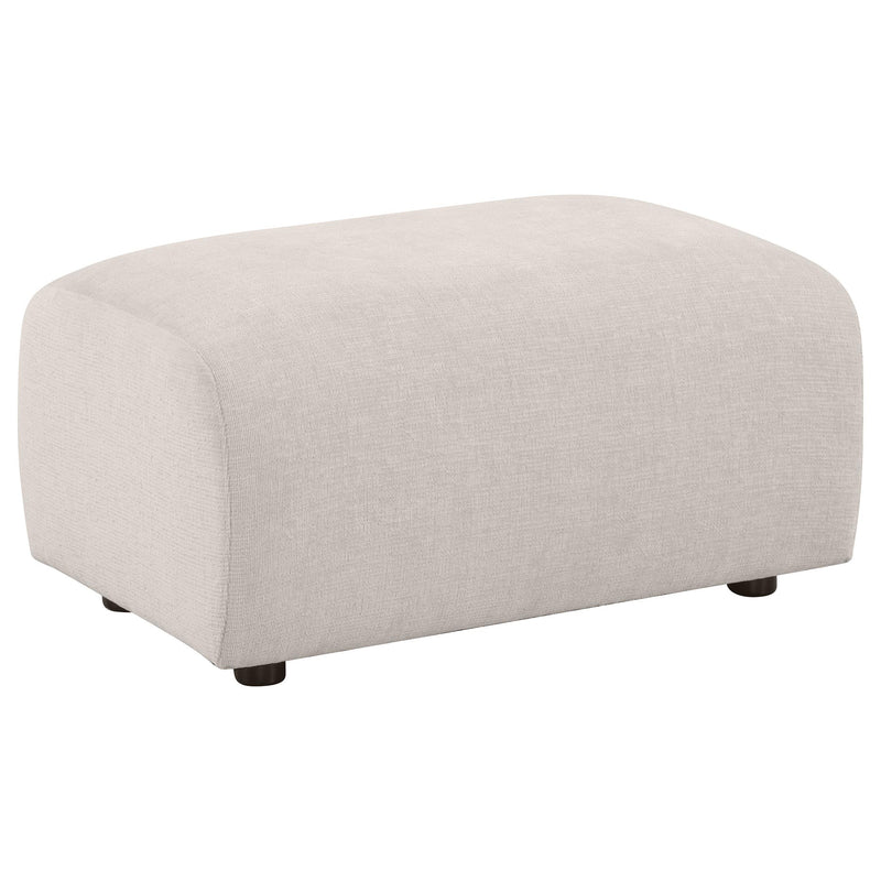Burnett 4-piece Chenille Upholstered Sofa Set Ivory - 504955-S4
