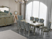 Buse 12 Person Dining Room Set - Gate FurnitureDining Room Sets
