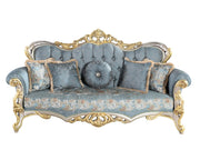Buse 2-pieces (Sofa & Loveseat) Livingroom Set Light Green in Light Green - 101-BUS-HAN25-32